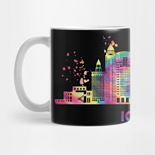 Iowans Skyline Cityscape Iowa Mug